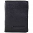 Hidesign Charles Classic Trifold Wallet with ID Compartment Black