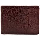 Hidesign Giles Vegetable Tanned Leather Wallet with Coin Pocket Brown