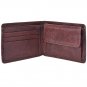 Hidesign Giles Vegetable Tanned Leather Wallet with Coin Pocket Brown