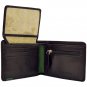 Hidesign Dylan Slim Trifold Multi-Compartment Wallet Black