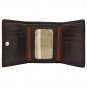 Hidesign Dylan Trifold Wallet with ID Compartment Brown