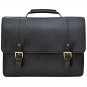 Hidesign Charles Large Double Gusset 17" Laptop Compatible Briefcase Black