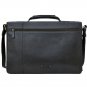 Hidesign Charles Large Double Gusset 17" Laptop Compatible Briefcase Black