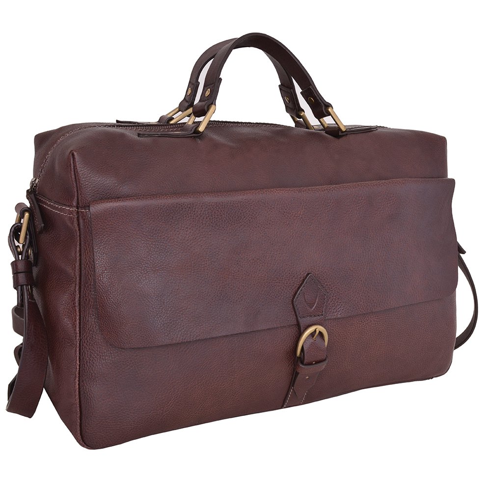 Hidesign Giles Trendy Cabin Sized Duffel Brown