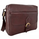 Hidesign Giles Casual Leather Messenger Brown