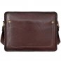 Hidesign Giles Casual Leather Messenger Brown