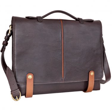 Hidesign Eton Slim Briefcase Brown