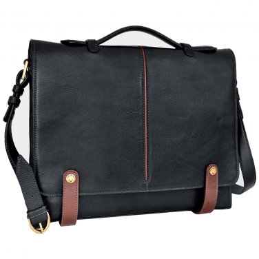 Hidesign Eton Slim Briefcase Black