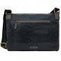 Hidesign Dylan Trendy Unlined Messenger Bag Black