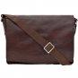 Hidesign Fred 15" Laptop Compatible Messenger Bag Brown