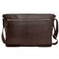 Hidesign Fred 15" Laptop Compatible Messenger Bag Brown