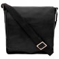 Hidesign Fred Vertical Messenger Bag Black