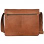 Hidesign Aiden 15 " Laptop Compatible Messenger Bag Tan