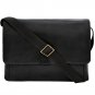 Hidesign Aiden 15 " Laptop Compatible Messenger Bag Black