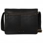 Hidesign Aiden 15 " Laptop Compatible Messenger Bag Black