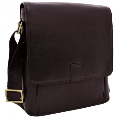 Hidesign Aiden Medium Crossbody Messenger Brown
