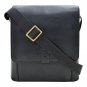 Hidesign Aiden Medium Crossbody Messenger Black