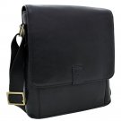 Hidesign Aiden Medium Crossbody Messenger Black