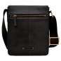 Hidesign Aiden Small Crossbody Messenger Black