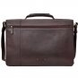 Hidesign Charles Large Double Gusset 17" Laptop Compatible Briefcase Brown