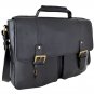 Hidesign Charles Medium 15" Laptop Compatible Briefcase Black