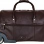 Hidesign Charles Cabin Sized Leather Wheeled Luggage Brown