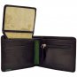 Hidesign Dylan Trifold Wallet with ID Compartment Black