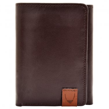 Hidesign Dylan Trifold Wallet with ID Compartment Brown