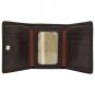 Hidesign Dylan Trifold Wallet with ID Compartment Brown