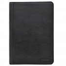 Hidesign Charles Portfolio/Padfolio with Handmade Paper Notebook Black