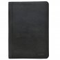Hidesign Charles Portfolio/Padfolio with Handmade Paper Notebook Black