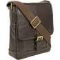 Hidesign Hunter Small Leather Crossbody Messenger Brown