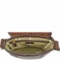 Hidesign Hunter Small Leather Crossbody Messenger Brown