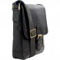 Hidesign Hunter Small Leather Crossbody Messenger Black