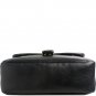 Hidesign Hunter Small Leather Crossbody Messenger Black