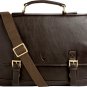 Hidesign Hunter 15" Laptop Compatible Leather Briefcase Brown