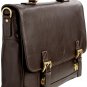 Hidesign Hunter 15" Laptop Compatible Leather Briefcase Brown