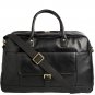 Hidesign Hunter Cabin Sized Duffel in Classic Leather Black