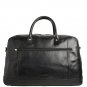 Hidesign Hunter Cabin Sized Duffel in Classic Leather Black