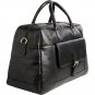 Hidesign Hunter Cabin Sized Duffel in Classic Leather Black