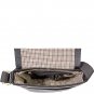 Hidesign William Vertical Leather Messenger Black