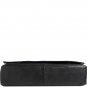 Hidesign William Horizontal 15" Laptop Compatible Leather Messenger Black
