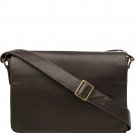 Hidesign Small Rhoden Leather Messenger Brown