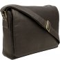 Hidesign Small Rhoden Leather Messenger Brown