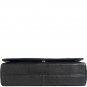 Hidesign Small Rhoden Leather Messenger Black