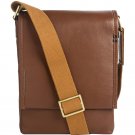 Hidesign Seattle Unisex Leather Crossbody Messenger Tan