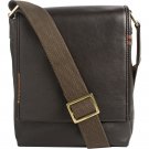 Hidesign Seattle Unisex Leather Crossbody Messenger Brown