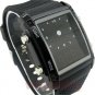 Hot Green Yellow Flash LED Watch Black Rubber Digital Sport Mens Boys Gift D0501