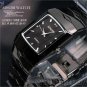 SINOBI Black Quartz Luxury Stailess Steel Mens Womens Quartz Wrist Watch Gifts