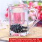 Cool Ohsen Black/white Plastic LED Light Men Quartz Sport Dial Wrist Watch Hour